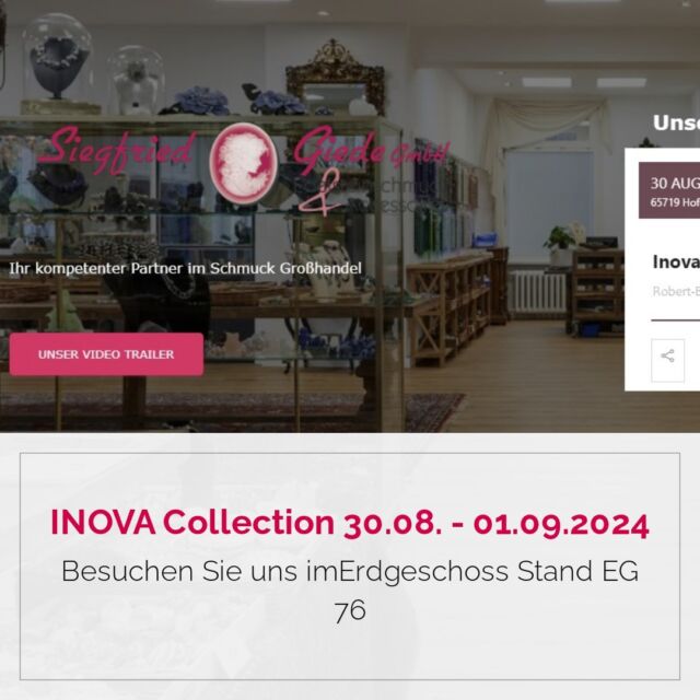 INOVA COLLECTION in Wallau 30. August – 01. September 2024